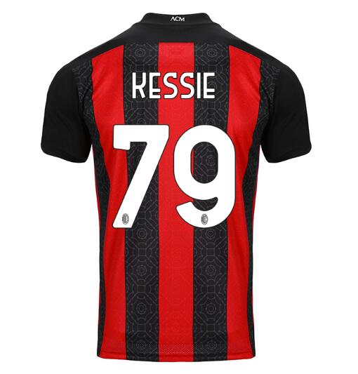 AC Milan Home Kit Soccer Jersey KESSIE #79 2020/21